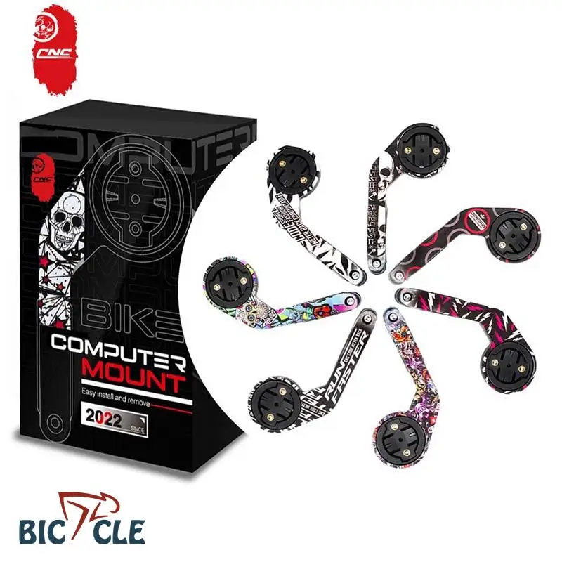 Supporto Per Computer Con Attacco Manubrio Per Bici Cnc Supporto Per Bici In Nylon Leggero + Fibra Di Vetro Per Garmin Edge 200 200 800 520 820 1000 9