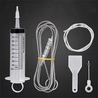 Clean Brush Kit for Refrigerator Drain Wash Brush Suction Syringe 1.5M Hose Fridge Drain Hole Cleaner Stick Dredge Tool 1