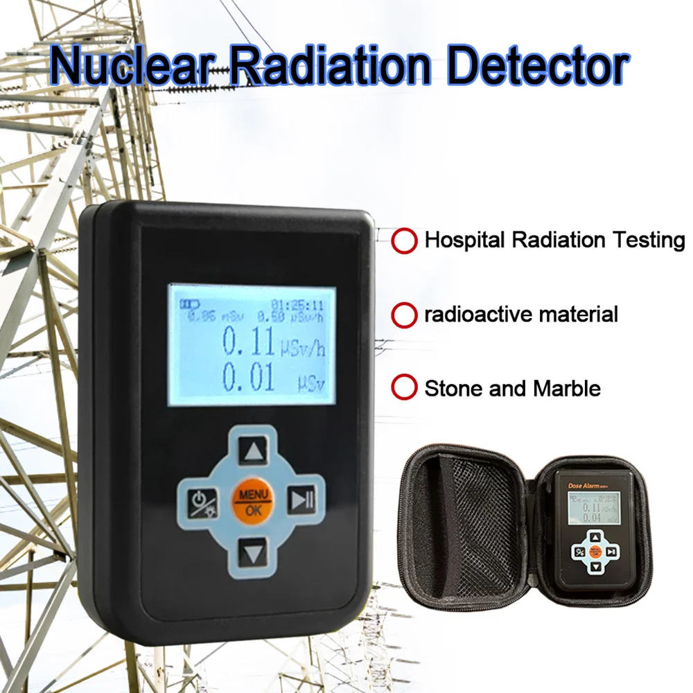 BR-9A/B/C series Nuclear Radiation Detector For Professional Handheld Detector Dosimeter Monitor Radiation Tester Easier Opera