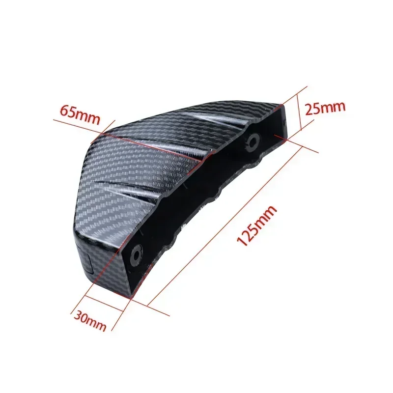 4Pcs Universal Triangle Car Spoilers Novel Bumper Diffuser Spoilers Compact Rear Spoilers Fine Workmanship Decorate