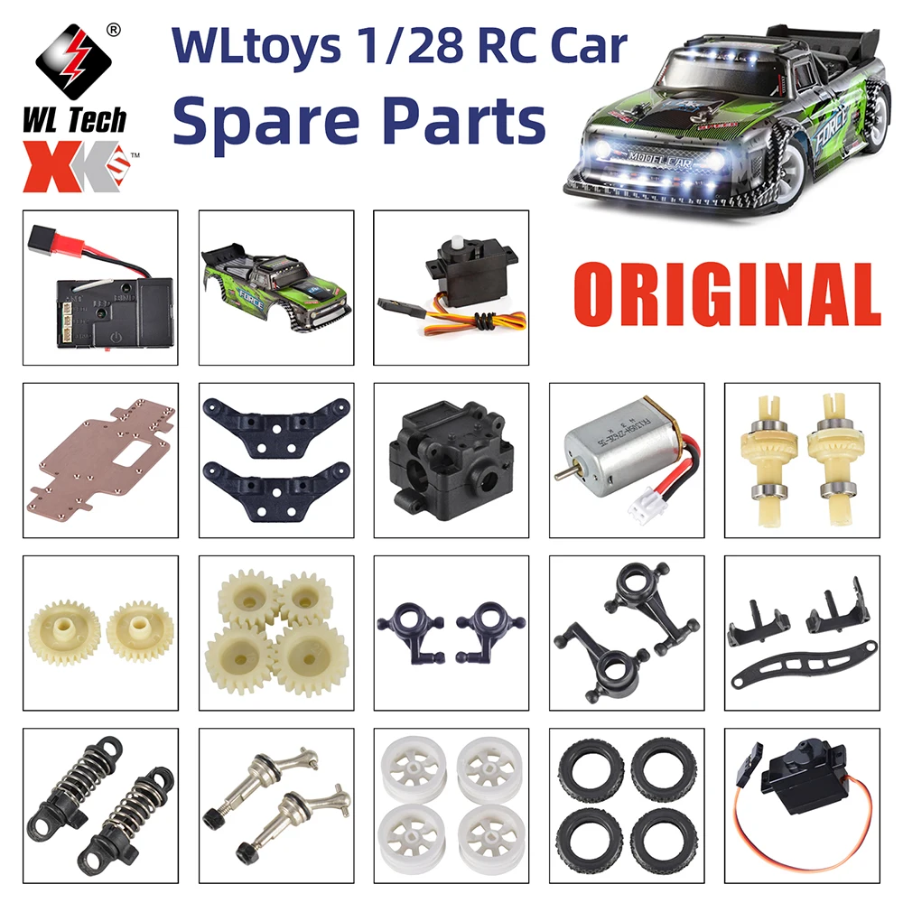 

RC Original Wltoys Mosquito Car 1:28 284131 K989 K969 K979 Car Accessory Shell/Motor/Receiver Board/Servo RC Car Spare Parts