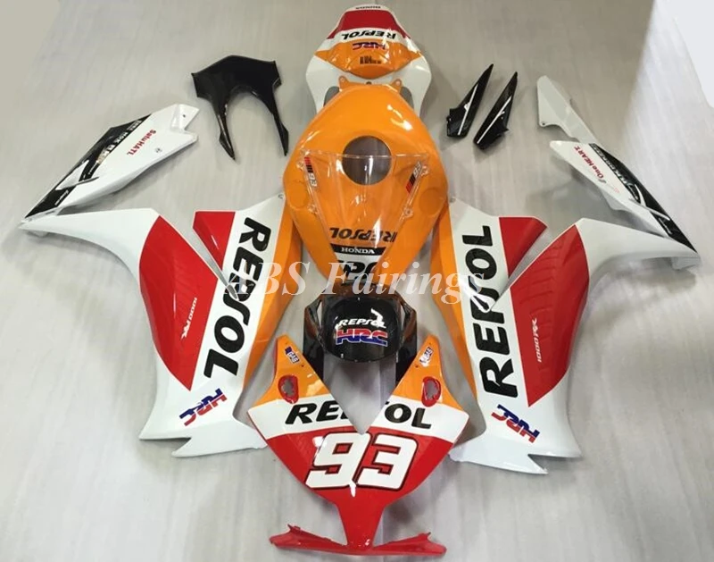 

Комплект обтекателей для мотоцикла из АБС-пластика, подходит для HONDA CBR1000RR 2012 2013 2014 2015 2016 12 13 14 15 16, комплект кузова Repsol 93, 4 подарка