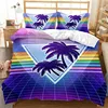 Hawaiian Summer Beach Duvet Cover Exotic Tropical Seascape Bedding Set Microfiber Palm Trees Comforter Cover For Kids Adult Room 5