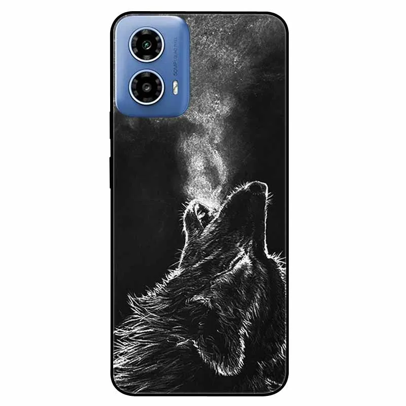 Soft Silicone Fashion Animals TPU Bumper Luxury Phone Case with Painted Design