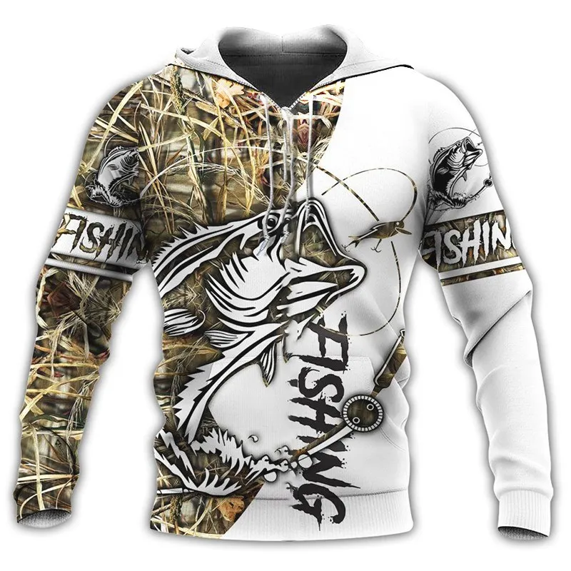 

New men's hoodie fashion animal fish/dog/tiger print men's funny animal street fashion fashion casual loose fitting hoodie