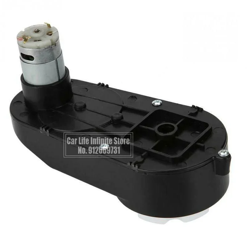 2Pcs 12V Electric Motor Gearbox RS390/550 30000 RPM 12000 RPM For Children Kids Ride-On Car Bike Toy Accessories Replacement