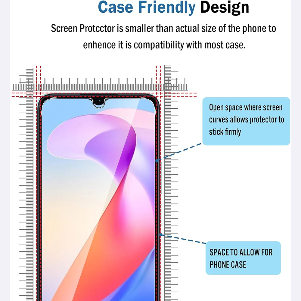 5-Pack Premium Tempered Glass Screen Protectors