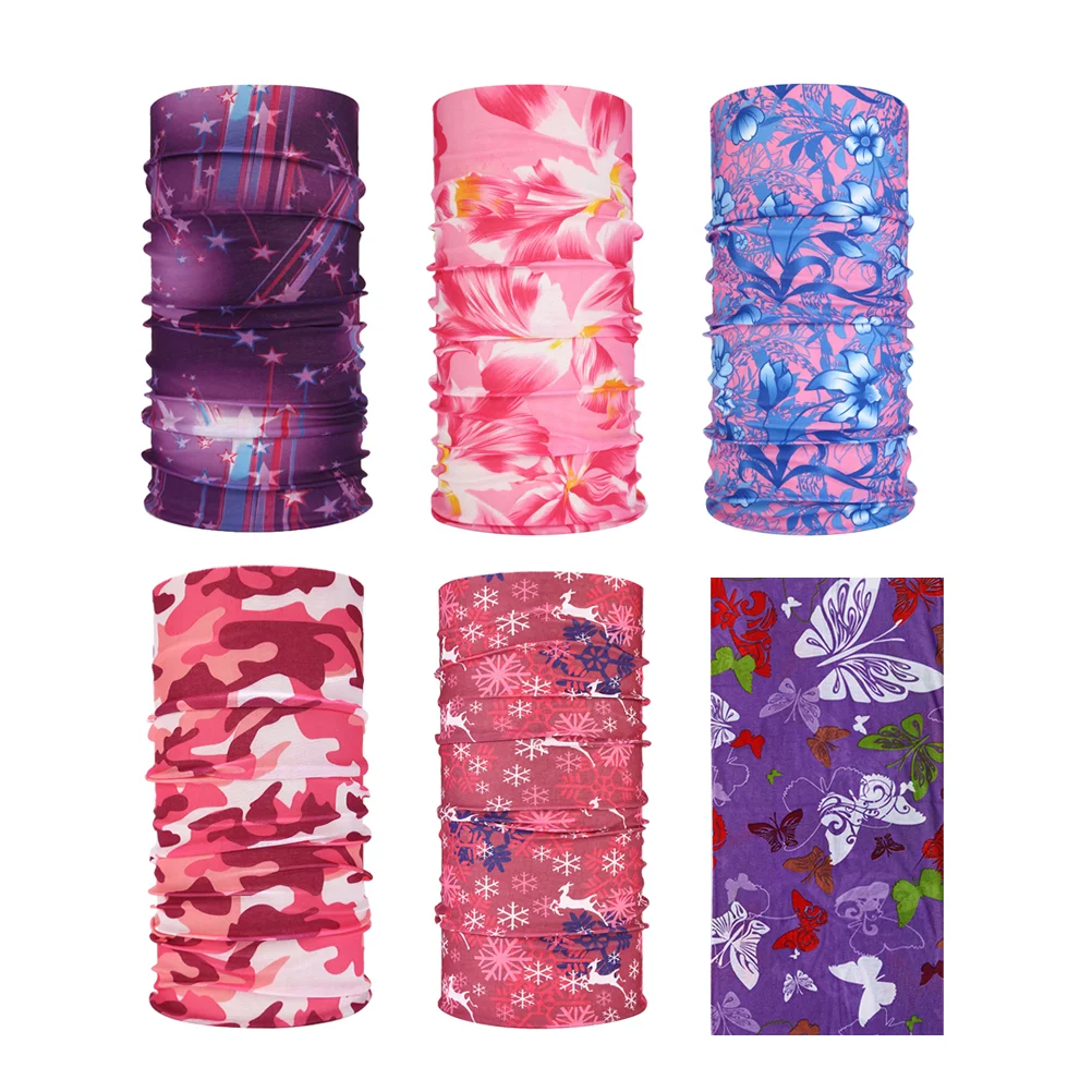

6pcs Summer UV Breathable Neck Gaiter Scarf for Fishing Cycling