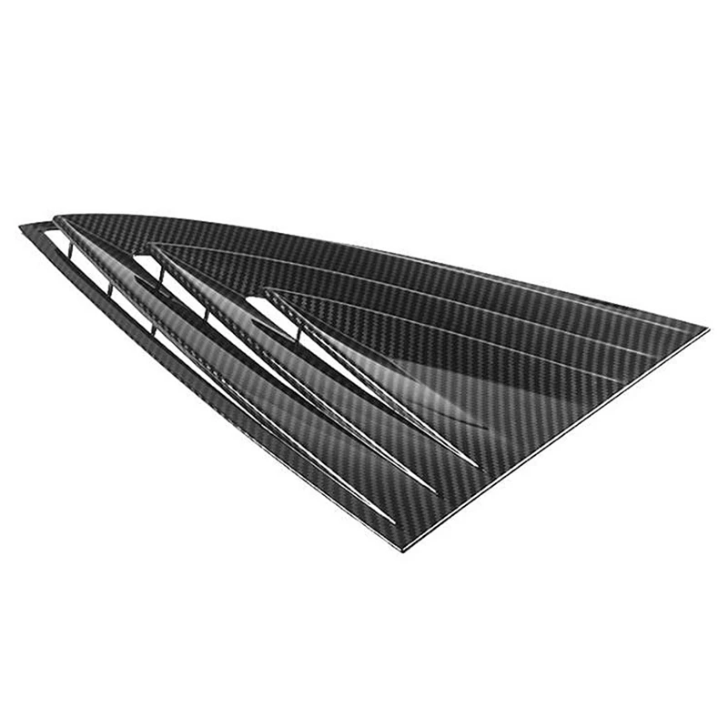 

2PCS Rear Window Triangle Sticker Louver Decorative Sticker Car Replacement Parts Accessories For Tesla Model 3