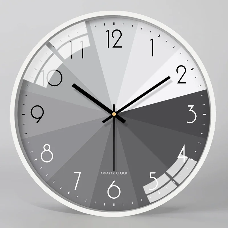 Silent Wall Clock Metal Clock Clocks Style 3  