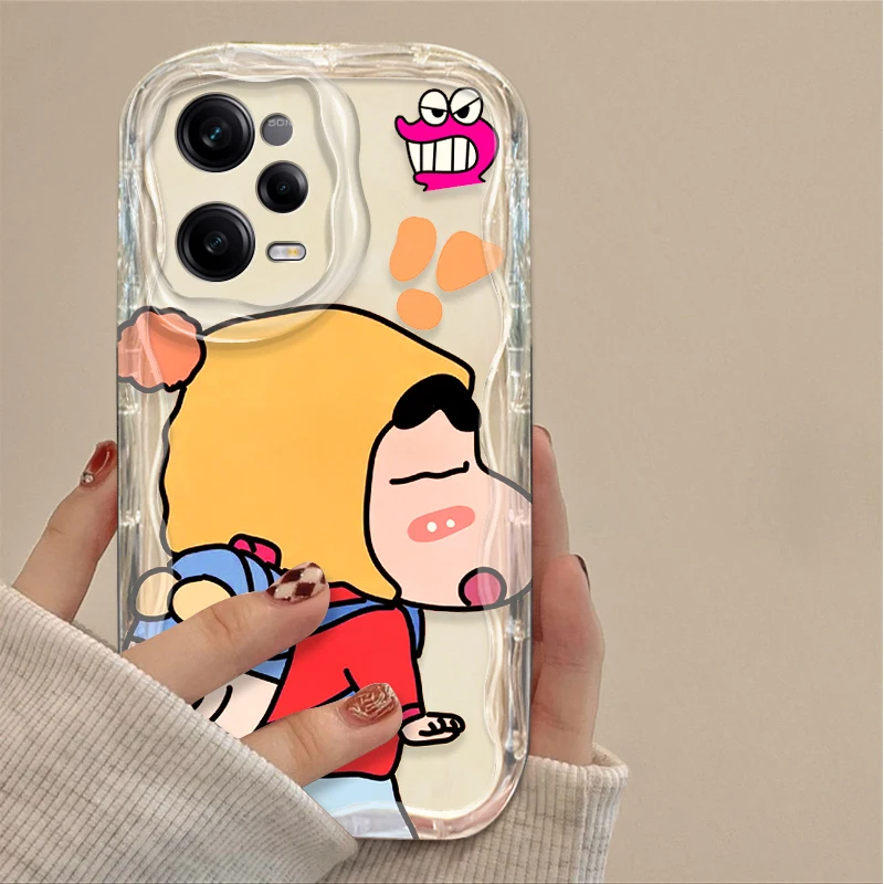 かわいい C-クレヨン S-しんちゃんケース Xiaomi Redmi 注 13 12 プロ