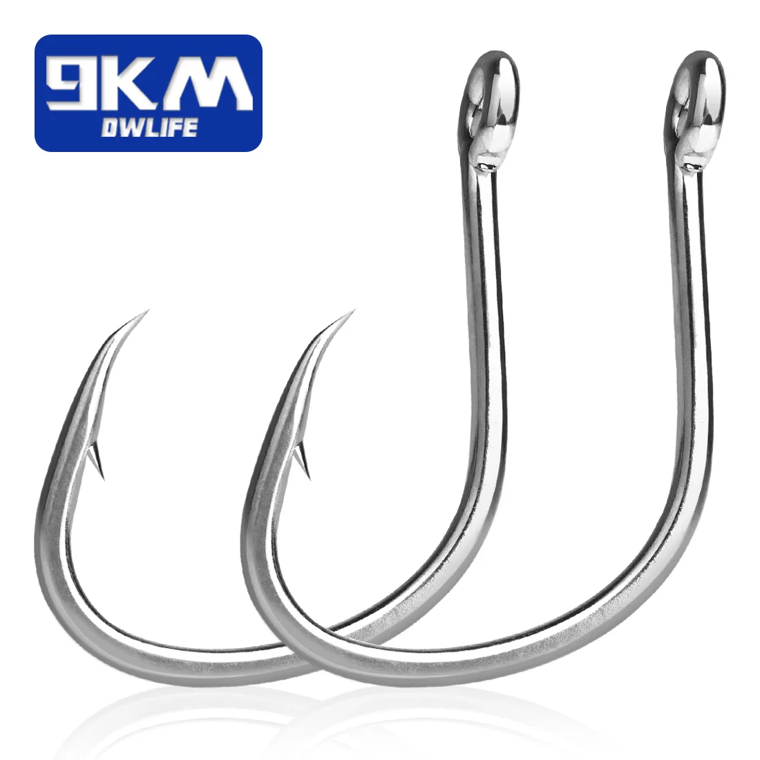 9KM Fishing Hooks Saltwater Live Bait Hooks 25100Pcs Circle Hooks