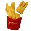 Plush Dog Toys Squeaky Dogs Accessories Pet Perros Toy Soft Squeeze Sound Teeth Chew Bite Resistant Ice Cream Fries Humburger 4