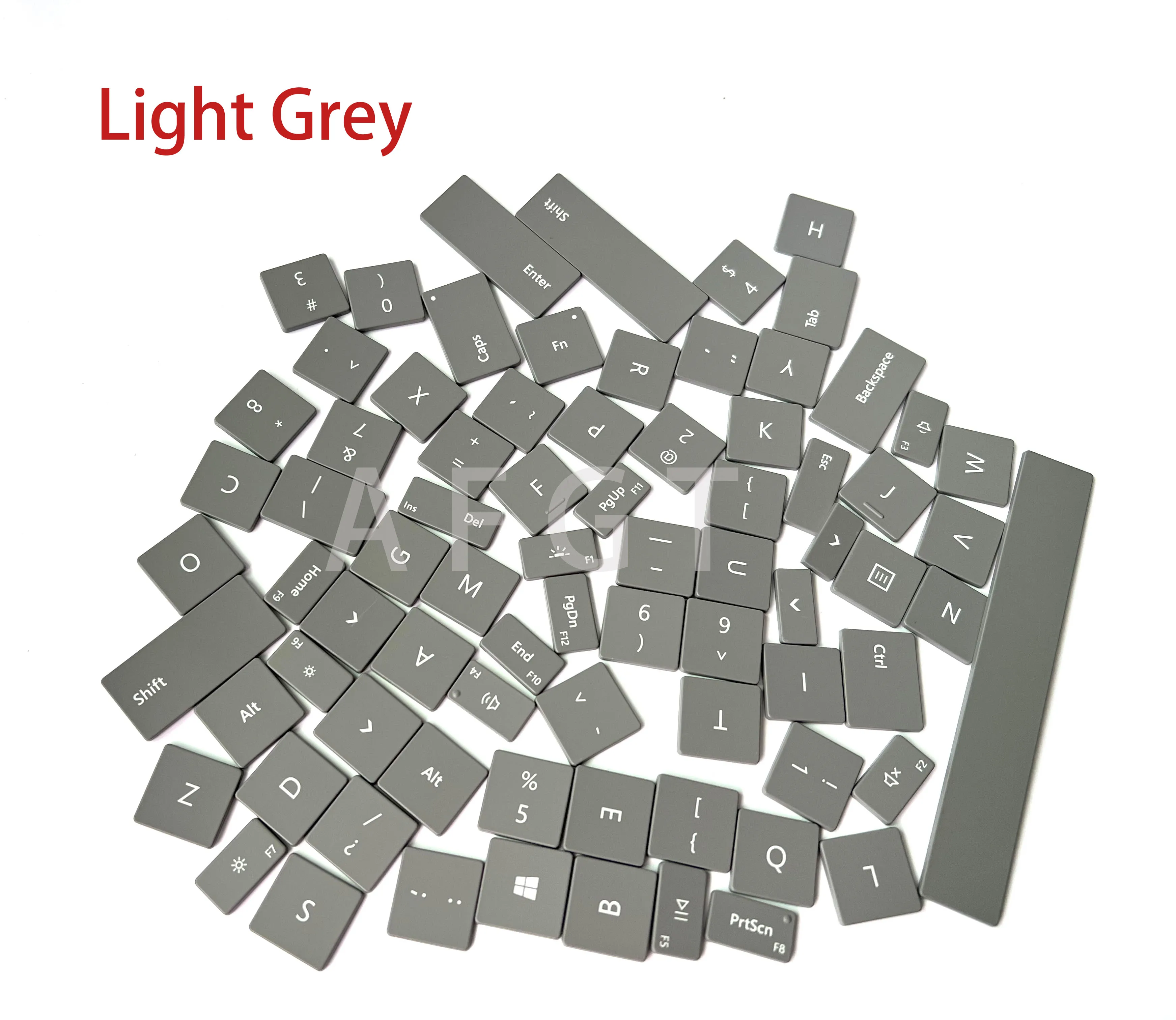 Keycap fidget toy Original for Surface Pro8 ProX key cap keyboard cap 1983 1876 set of keycaps black grey blue red US