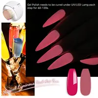 Luminous Acrylic Nail Powder Easy To Mix Glow In The Dark Nail Acrylic PowderSuitable Nail Carving Use  For Home Diy And Nail 1