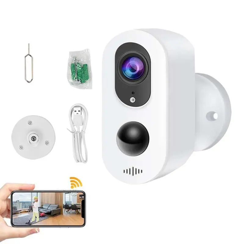 

Security Cameras Solar Powered 2-Way Talk Solar Outdoor Camera Wireless Outdoor Camera For Home Indoor Security Camera