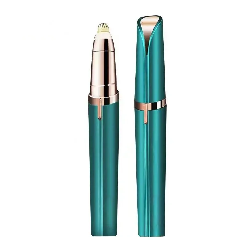 Electric Eyebrow Trimmer Electric Eyebrow Trimmer Battery Model No Skin Damage Lipstick Shaped