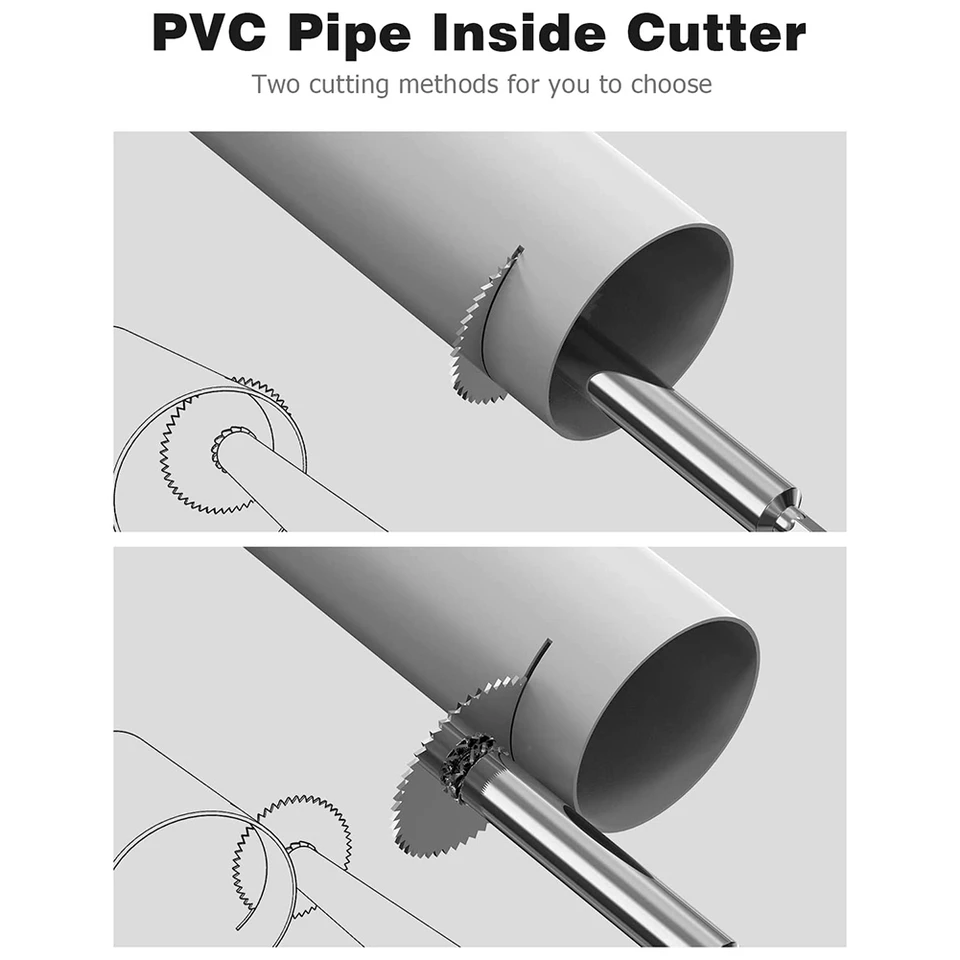 Ratchet Pipe Cutter Serplex® Inside Pipe Cutter For PVC Pipe Cutter, With Diamond Grit Cutting Wheel And Handle, Fit For 1-1/2 Inch To 8 Inch, 7 Inch Adjustable Cutting Diamond Grit Pipe Cutting Wheel - View #4