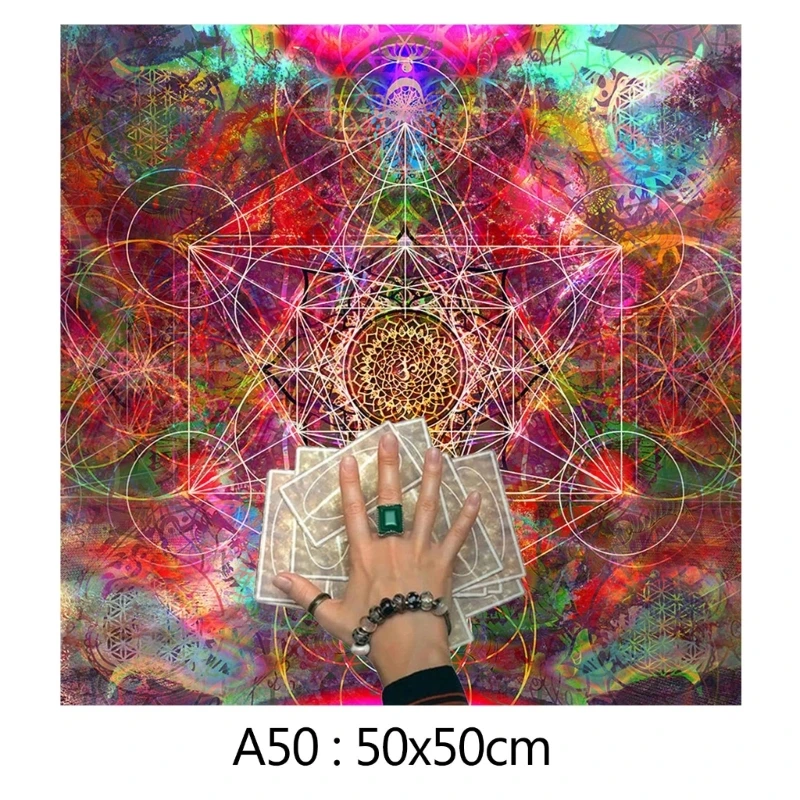 

Pendulum Dowsing Divination Table Cloth Astrology Board Game Cards Oracles Pad