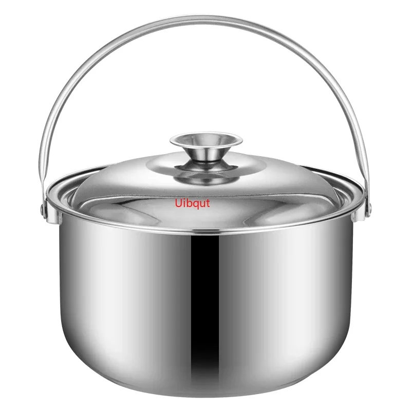 Pot à soupe en acier inoxydable, bol à ragoût, bols, marmite, ustensiles de cuisine, poêle, poignée en métal, casseroles et poêles, ensemble d'ustensiles de cuisine 1 Pot à soupe en acier inoxydable, bol à ragoût, bols, marmite, ustensiles de cuisine, poêle, poignée en métal, casseroles et poêles, ensemble d'ustensiles de cuisine 1