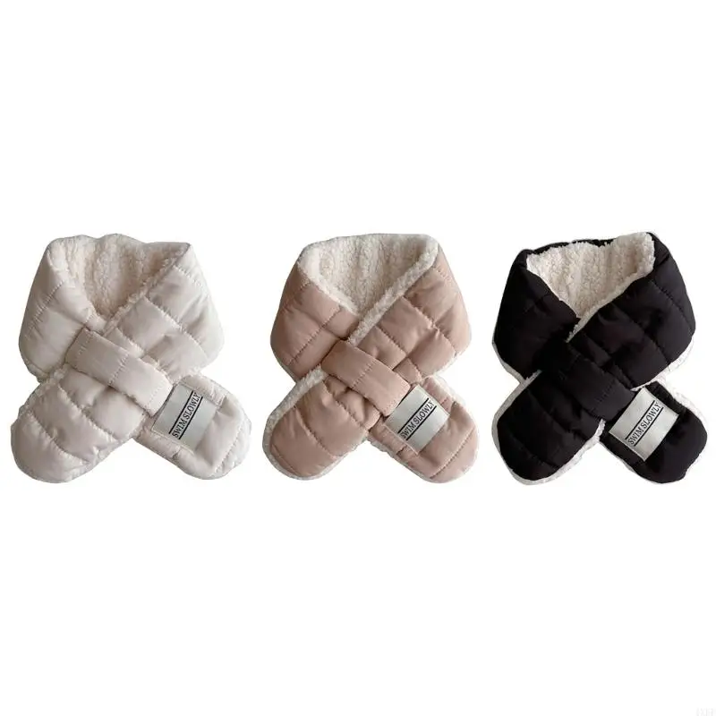 4XFE Warm Fleece Shoulder Wrap Versatile & Stylish Scarf Warmer for Boys & Girls