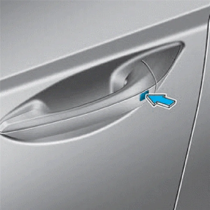 현대 IONIQ 2016-2020용 내구성 1쌍 외부 핸들 버튼 82661G2720