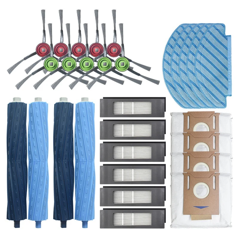 

Пылесборник с основной боковой щеткой, HEPA-фильтр, ткань для швабры Для ECOVACS DEEBOT OZMO T9 AIVI T9 AIVI + запчасти для робота-пылесоса