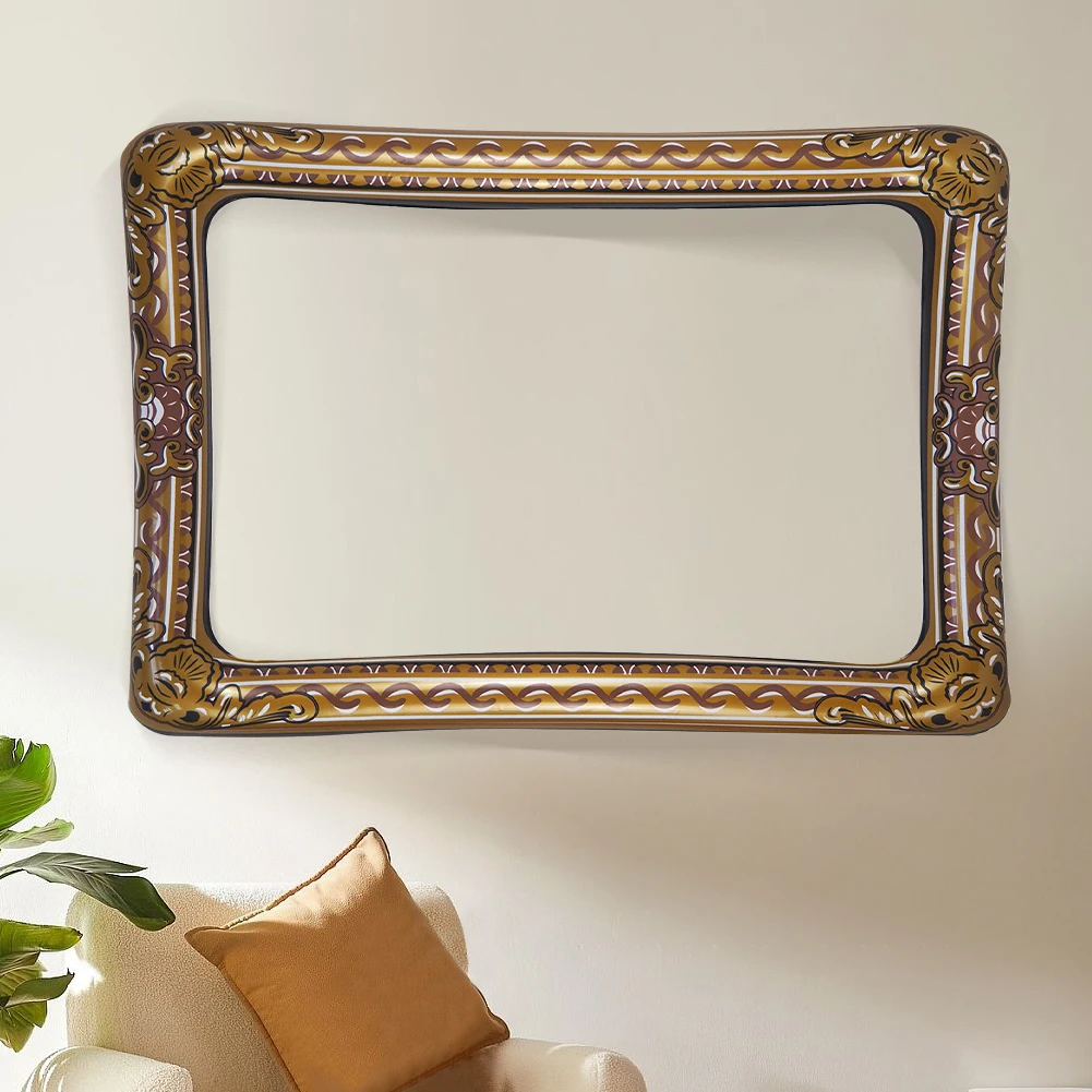 Inflatable Picture Frame Beautiful Photo Booth Props Chic Photo Props for Wedding Birthday Party Supplies - 2