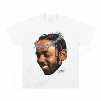 Kendrick Lamar tee Kung Fu Kenny DAMN Hip Hop Rap print short sleeve Men And Women T-shirt Beauty loose Causal Style T-shirt 1