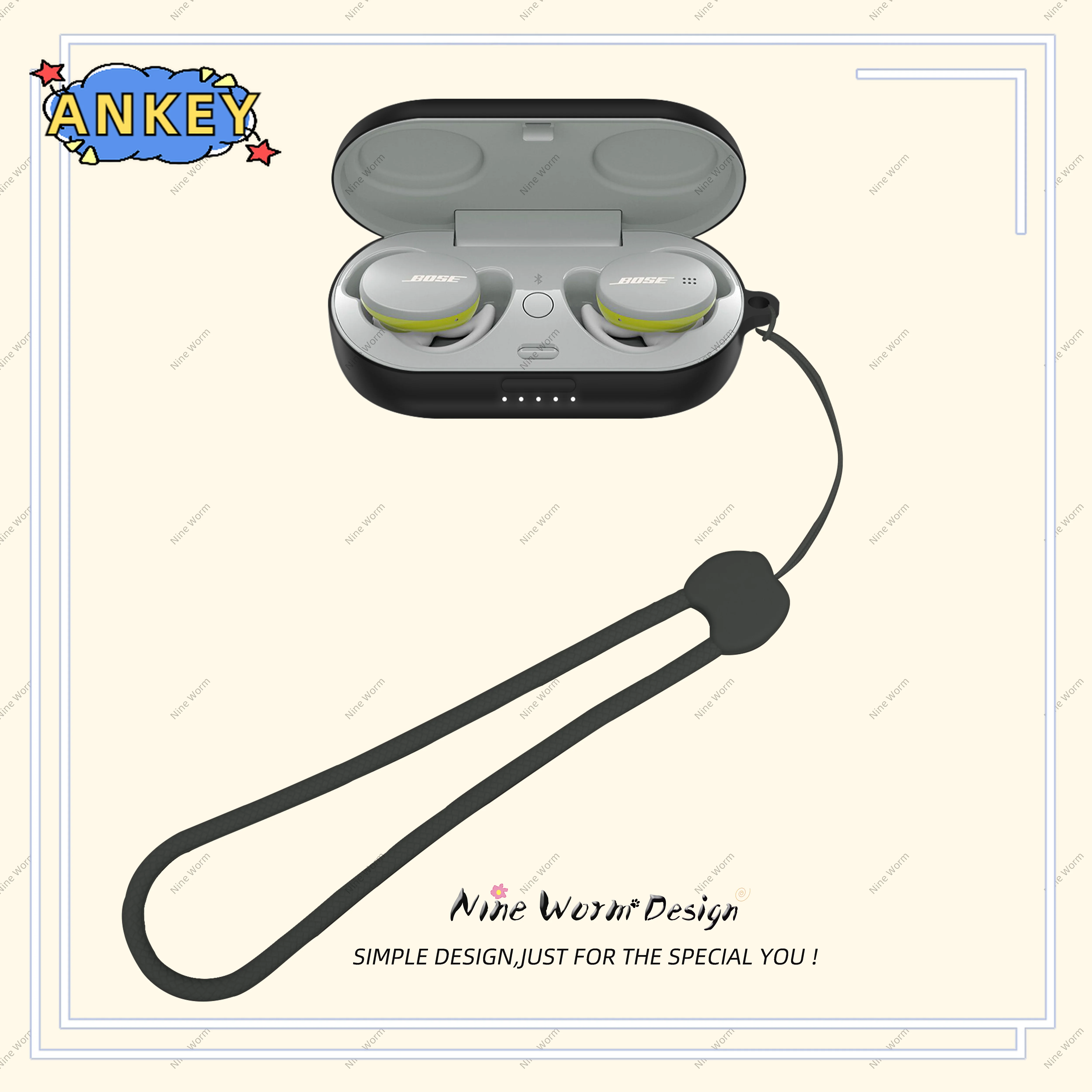 

Мягкие силиконовые беспроводные Bluetooth-наушники с защитой от падения для Bose Sport чехол для наушников