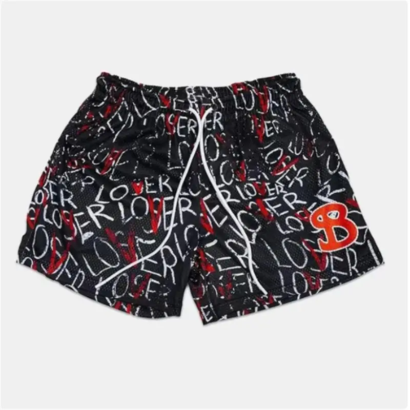 BUCKETSQUAD Summer Men Basketball Shorts Men's Mesh Sweatpants Gyms Loose Fitness shorts Quarter Knee Outdoor Sports shorts 2