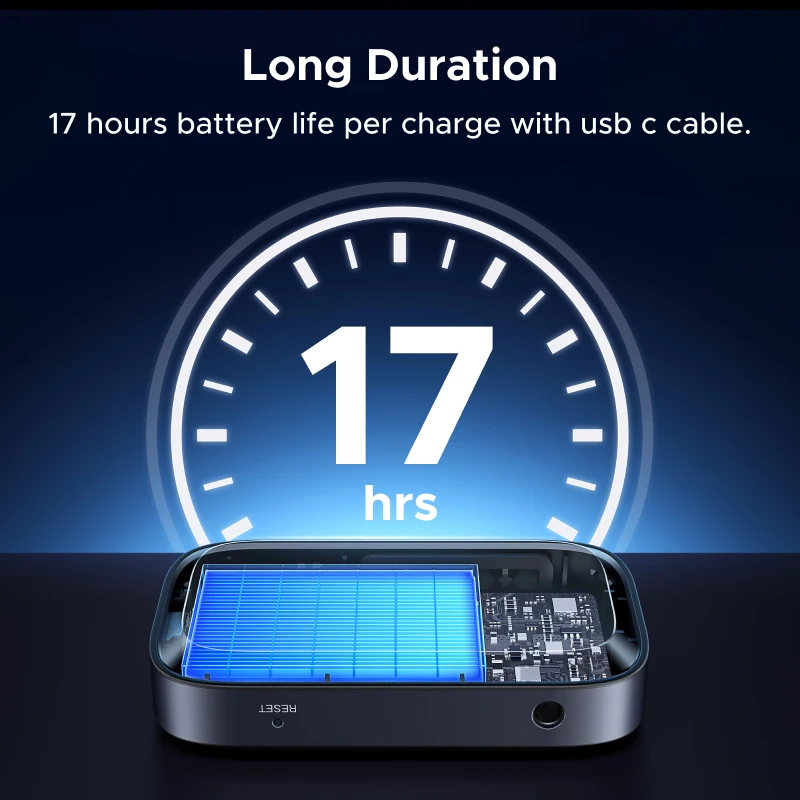 UGREEN Bluetooth 6.0 Receiver with LDAC, Hi-Res Wireless Audio Adapter 3.5mm AUX Receiver for Speakers/Wired Speakers/Stereo