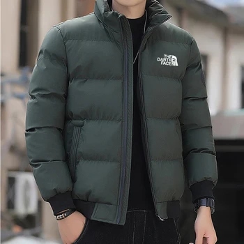 Men's Thick Cotton Parka, Windproof Jacket, Warm Winter Jacket, European Size, 2023, New, 2023