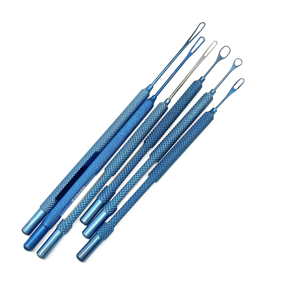 

Титановые кольца для объектива из Канзаса, хирургический инструмент, инструменты для офтальмологии с крючком, 1 шт.