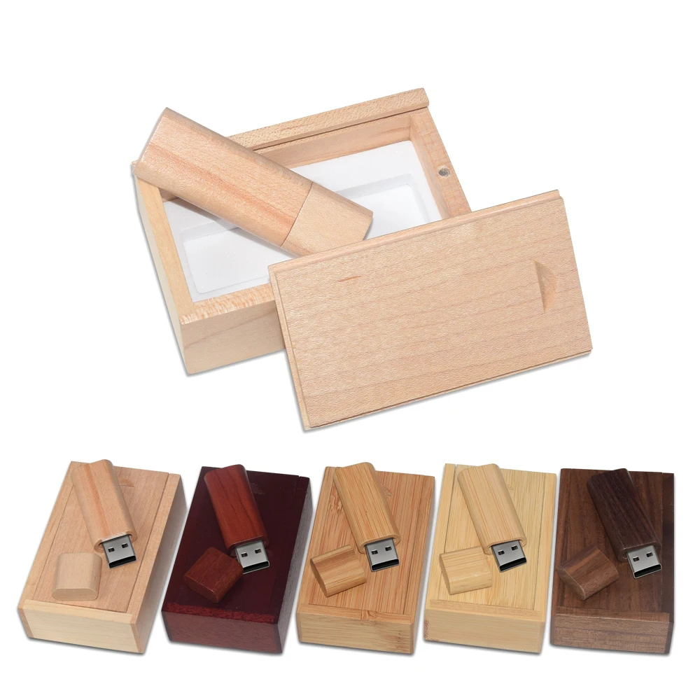 

Wooden USB Flash Drive 2.0 Pendrive 64GB 32GB 16GB 8GB 4GB Pen Drive Wedding Usb Disk Photography for Gift Custom Logo