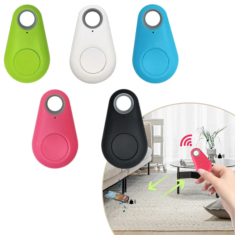 Mini Fashion Smart Dog Pets Bluetooth 4.0 GPS Mobile Phone Tracker Anti-lost Alarm Wireless Child Bag Wallet Key Finder Locator
