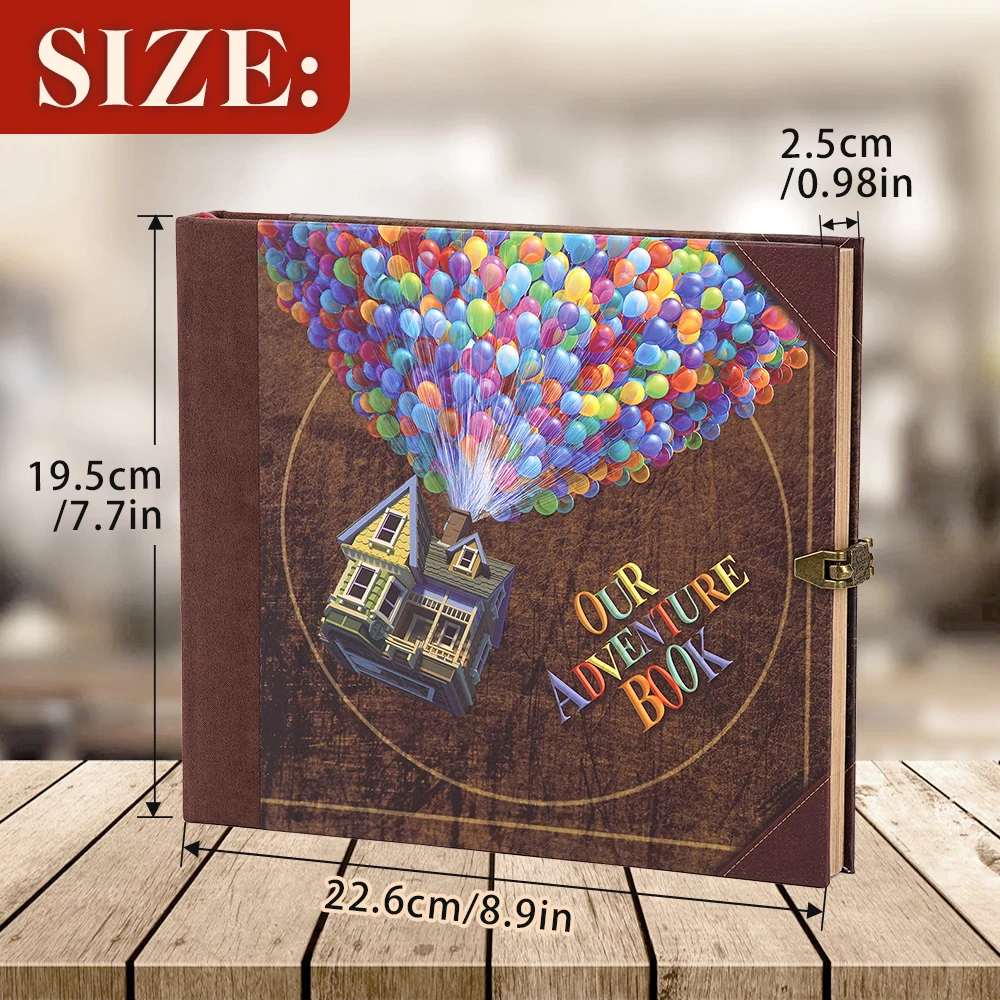 Our Adventure Book146 DIY Handmade Photo Album Scrapbook Retro Kraft Album Anniversary Wedding Memory Mother's Day: 3 - 5 Days Free Delivery Only UK Gift