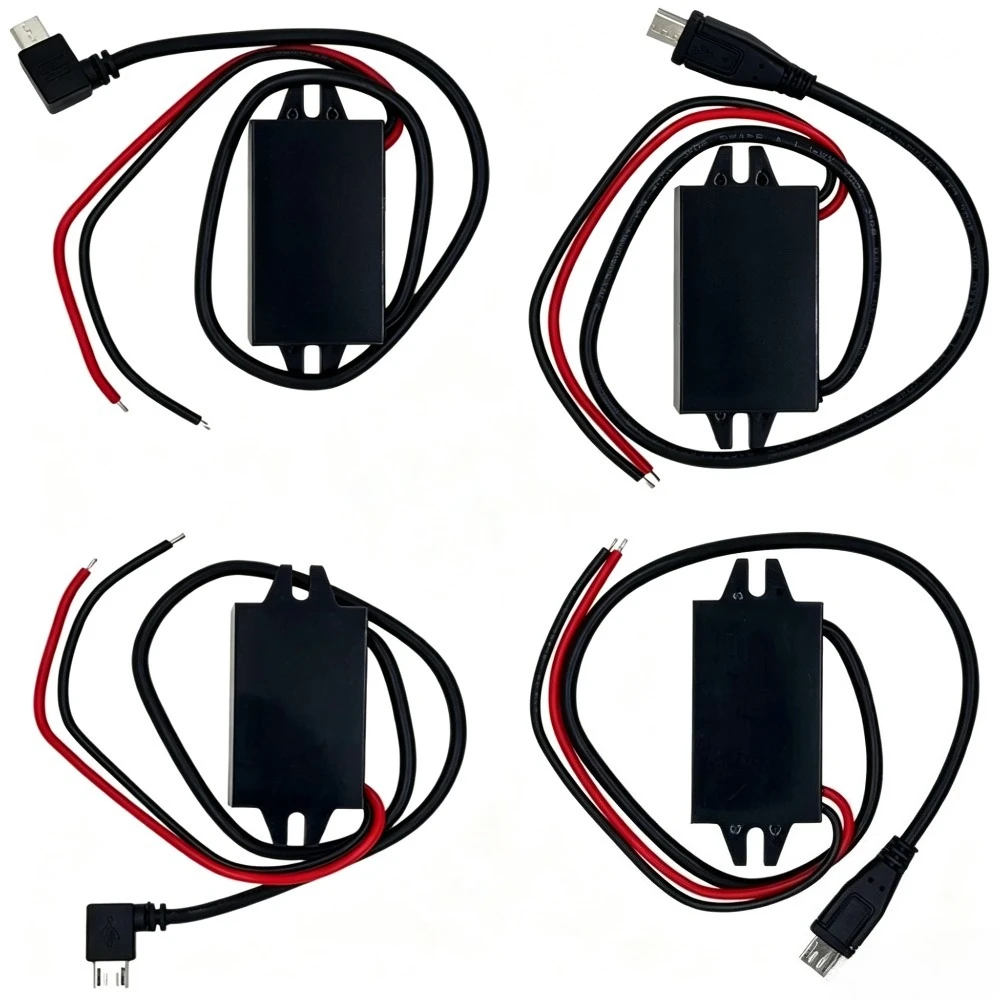 Waterproof Dual USB DC-DC Power Converter Module, 12V to 5V 3A 15W