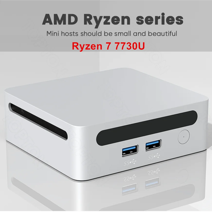 Topton AMD Gamer Mini PC Ryzen 9 5900HX 7 7730U 5800U DDR4 3200MHz Windows 11 Gaming Mini desktop Barebone 8K HTPC WiFi6 BT5.2
