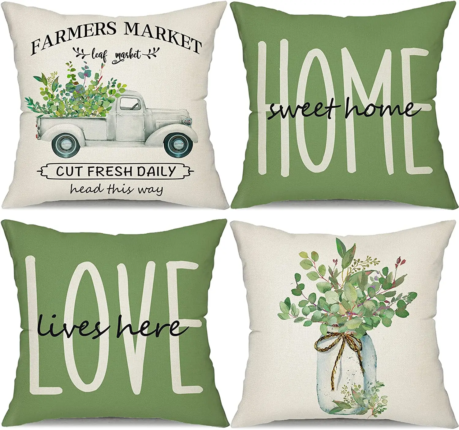 

Badass Babes Club Flax Cotton Hidden Zipper Throw Pillow Covers 18x18 in (Two Sides)