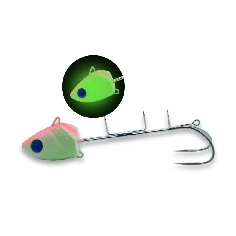 

150g 200g 250g Luminous Tenya Jig Head Hook Hairtail Jig Jigging Lure Double Hook Sea Fishing Hook Tuna Shark Boat Fishing
