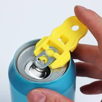 Ouvre-boîte Portable Simple et Facile à Cliquer, Réutilisable, pour Bière Cola, Boisson, Scellé, Dissolvant de Couvercle, Fournitures de Cuisine, Outil de Camping 2