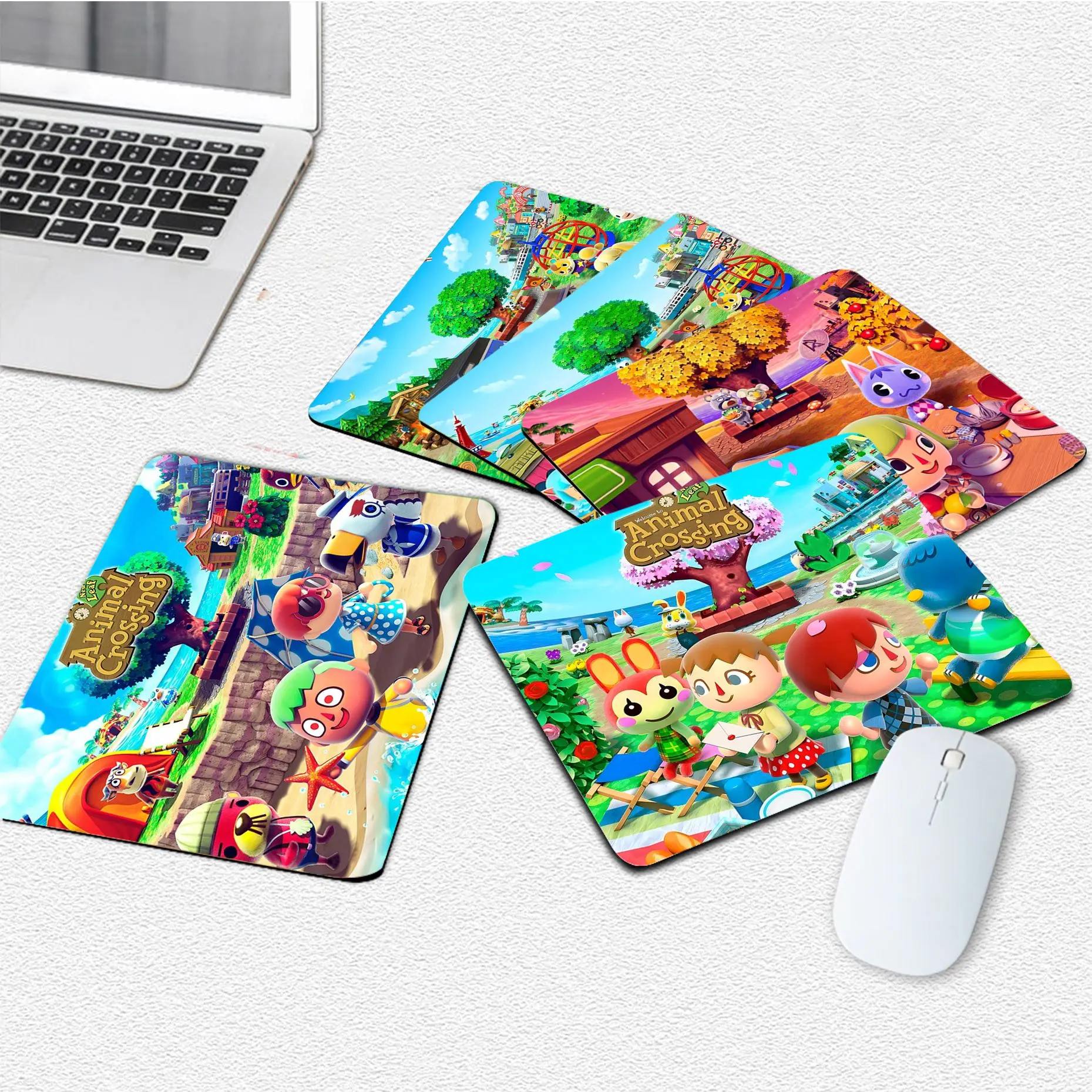 

Animal C-Crossing Mousepad Anti-Slip Keyboard Mat Table Mat Students Gabinete PC Gamer Desktop Mouse pad for Teen Girls Bedroom