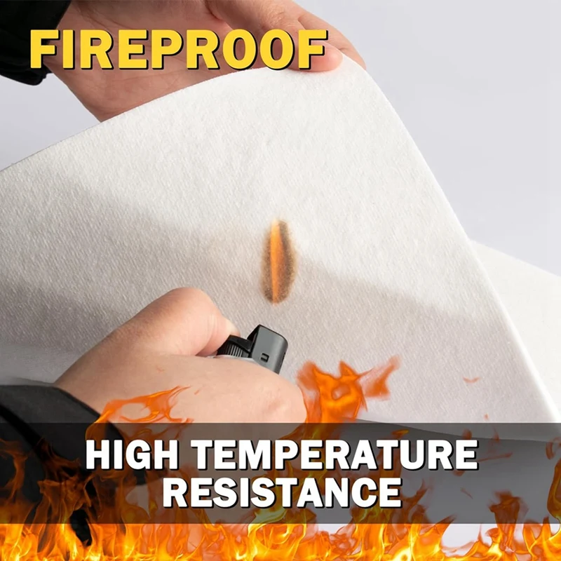 High Temperature Gasket Paper, Ceramic Fiber Insulation Board, 2850â„‰ Rated Fireproof Board 25X18cm For Fireplace DIY
