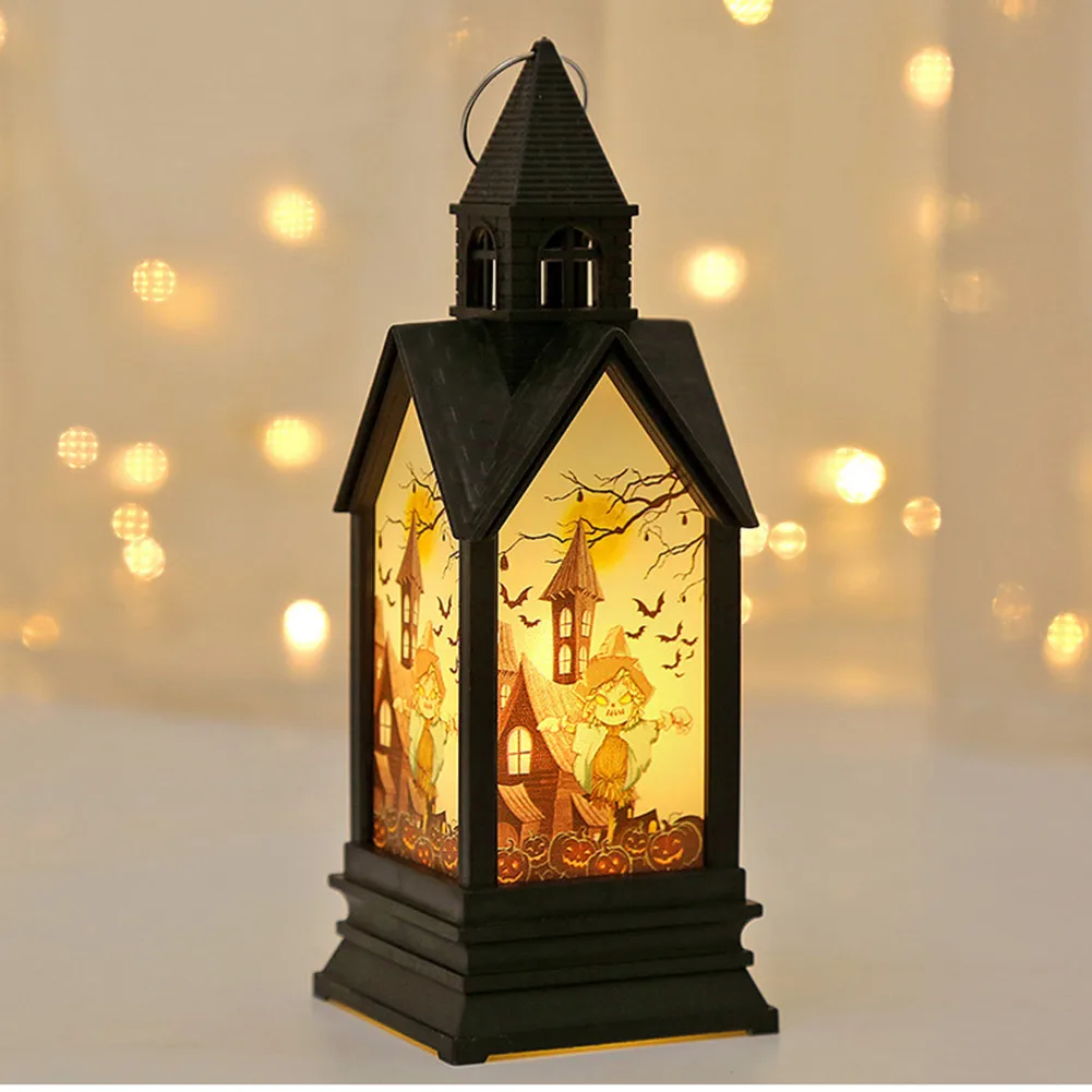 

Retro Kerosene Lantern Halloween Lantern Halloween Candle Lantern for Halloween Decorations Table Centerpiece