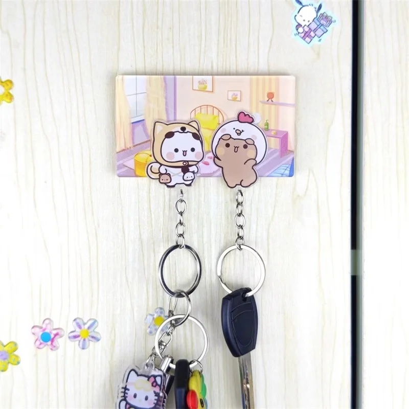 Acrylic Key Holder with Matching Keychain Hanger - Decorative Entryway ...