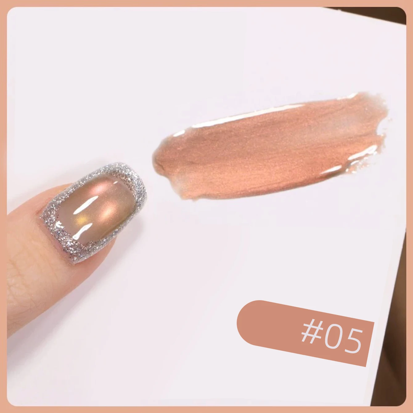 12ML Strobe Green Cat Eye Magnetic Gel Polish - Summer Nail Collection