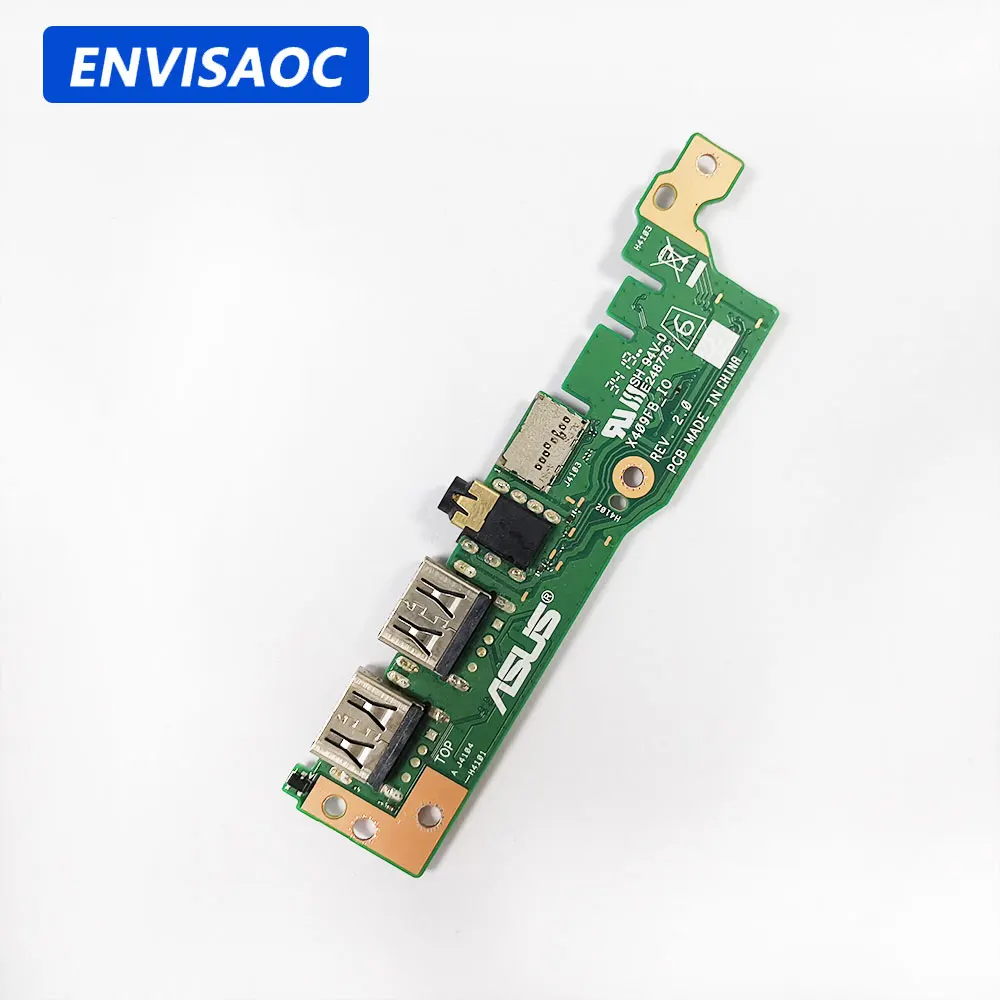 Placa de Áudio Usb para Asus X509 X509f X509fj X509d X509j X509ja F509m A409f X409f X409fb Y5200f Y5200d Fl8700f Fl8700d