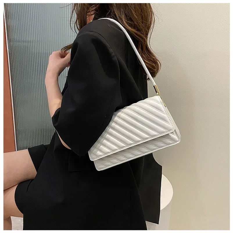 

Women's Bag Leather Handbags Designer Wide Shoulder Strap Women Shoulder Bags High Quality Female Messenger bag Flap Phone Bag