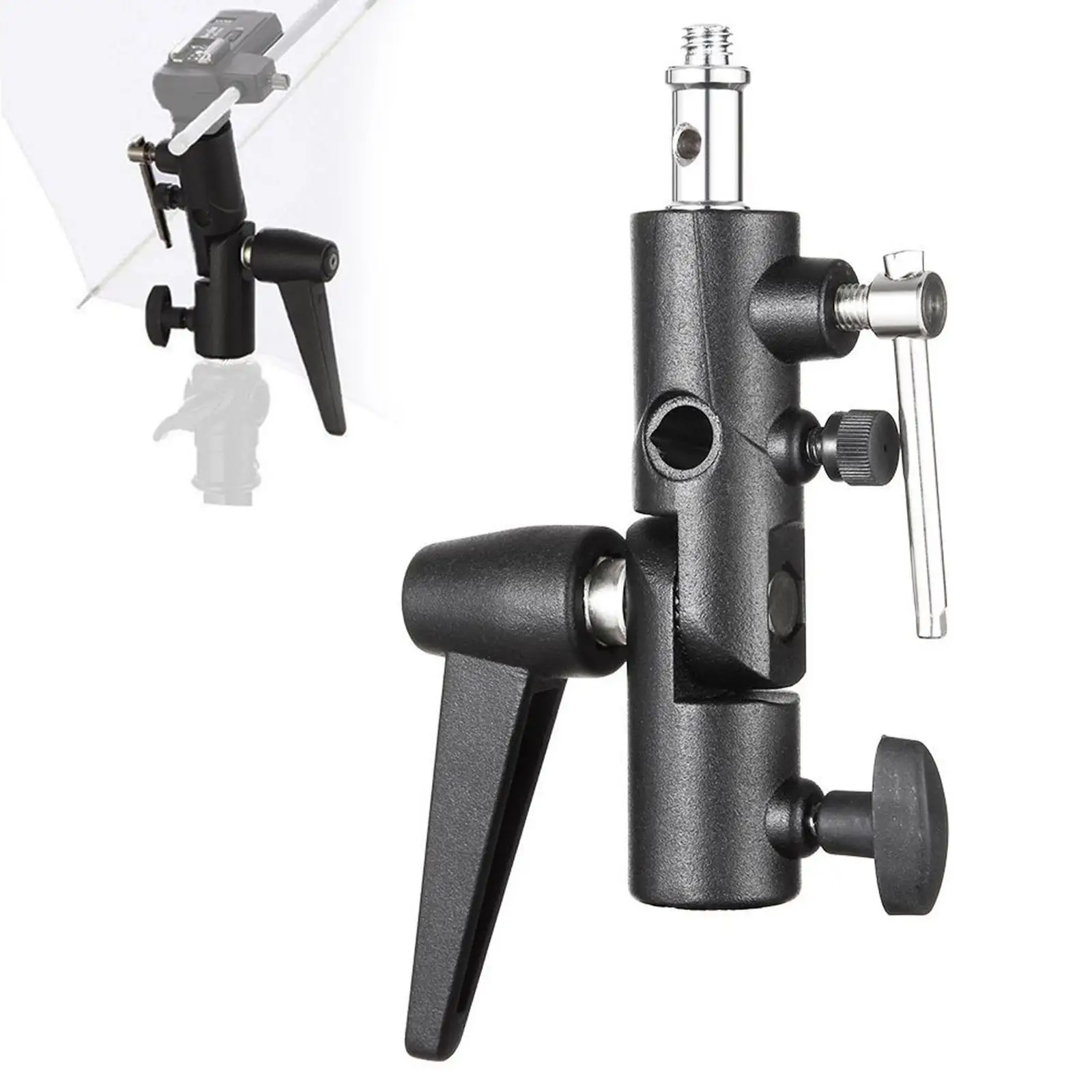Umbrella Holder Clamp Camera Tripod Clip Bracket Photography Lighting Stand